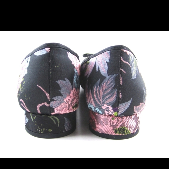 Like New! Kelly And Katie Floral Ballet Flats Elerana - Black and Pink Sz 10 - Picture 5 of 8